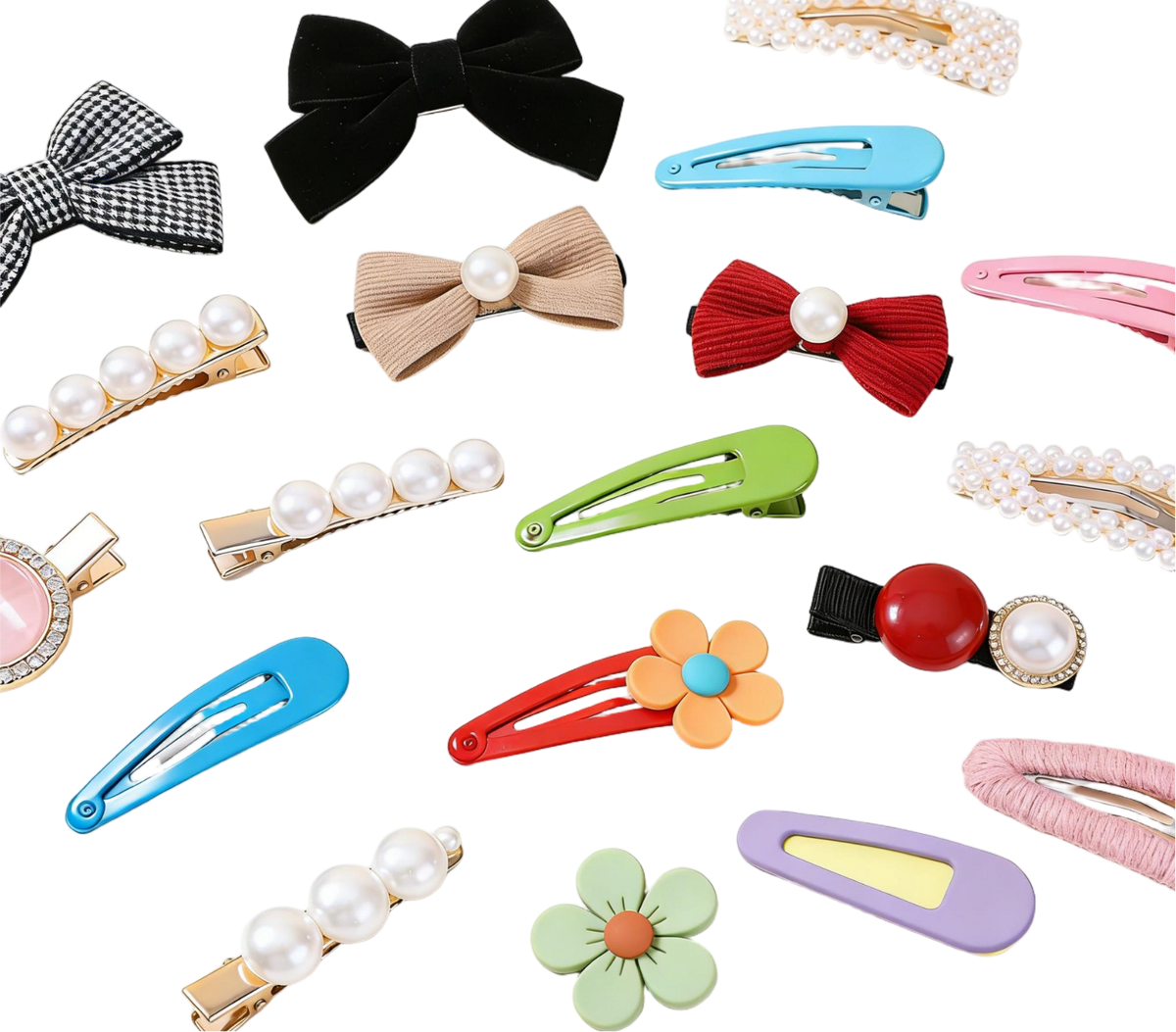 Hot-selling variety hair clip bundle for women and girls
OEM available: Latest fashion hair accessories with pearl and bow designs
Fast-fashion hair Barrettes supplier for e-commerce and retail stores